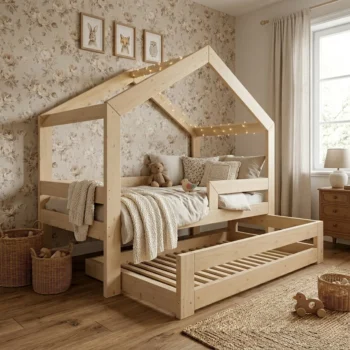 Ausziehbett Haus Kinder