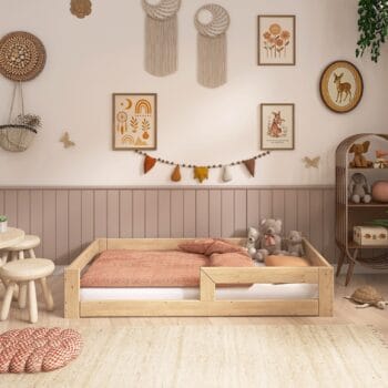 Bodenbett Boho Kinderzimmer
