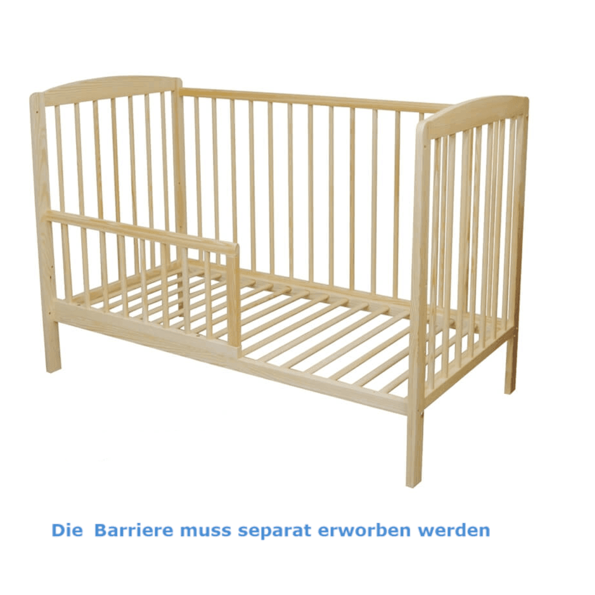 Baby crib convertible to a cot 120x60 cm - Image 6