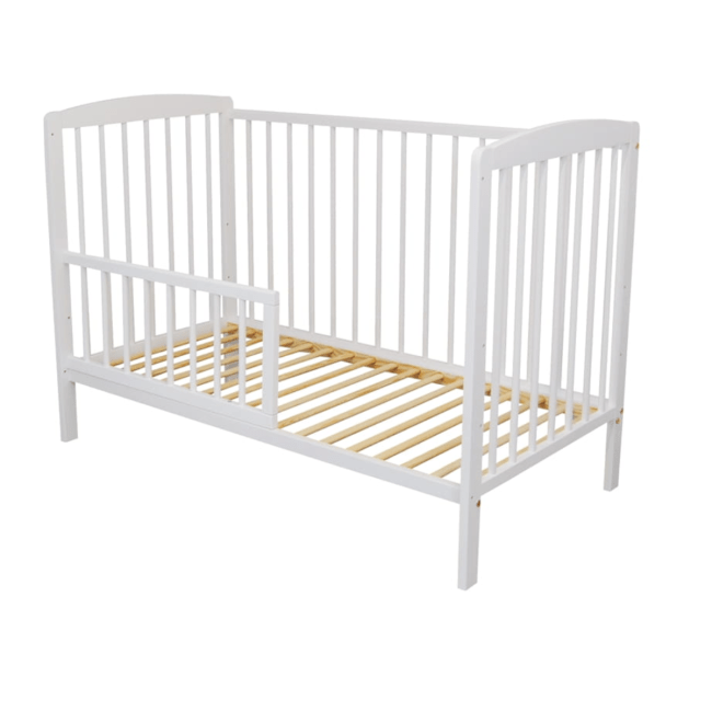 Fall guard for toddler bed white