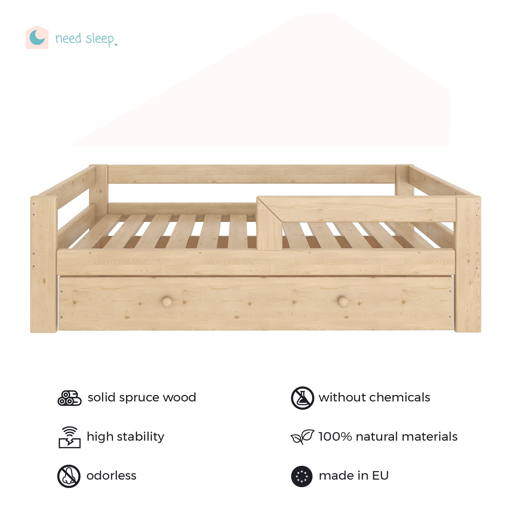 Toddler bed Ruby with drawer - Image 4