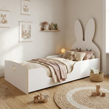 Bodenbett für Kinder Hase
