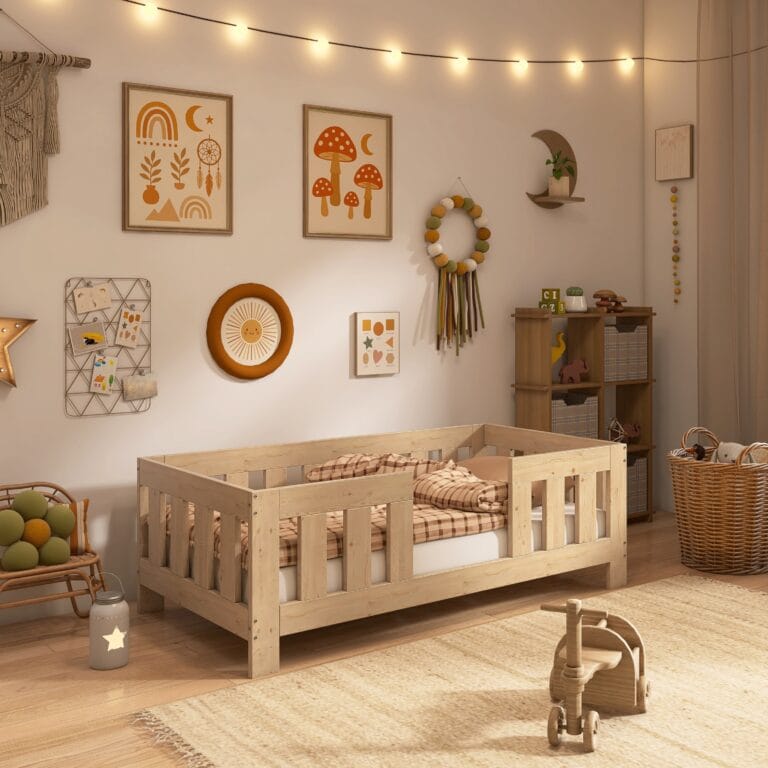 sicheres Kinderbett ab 2 Jahren