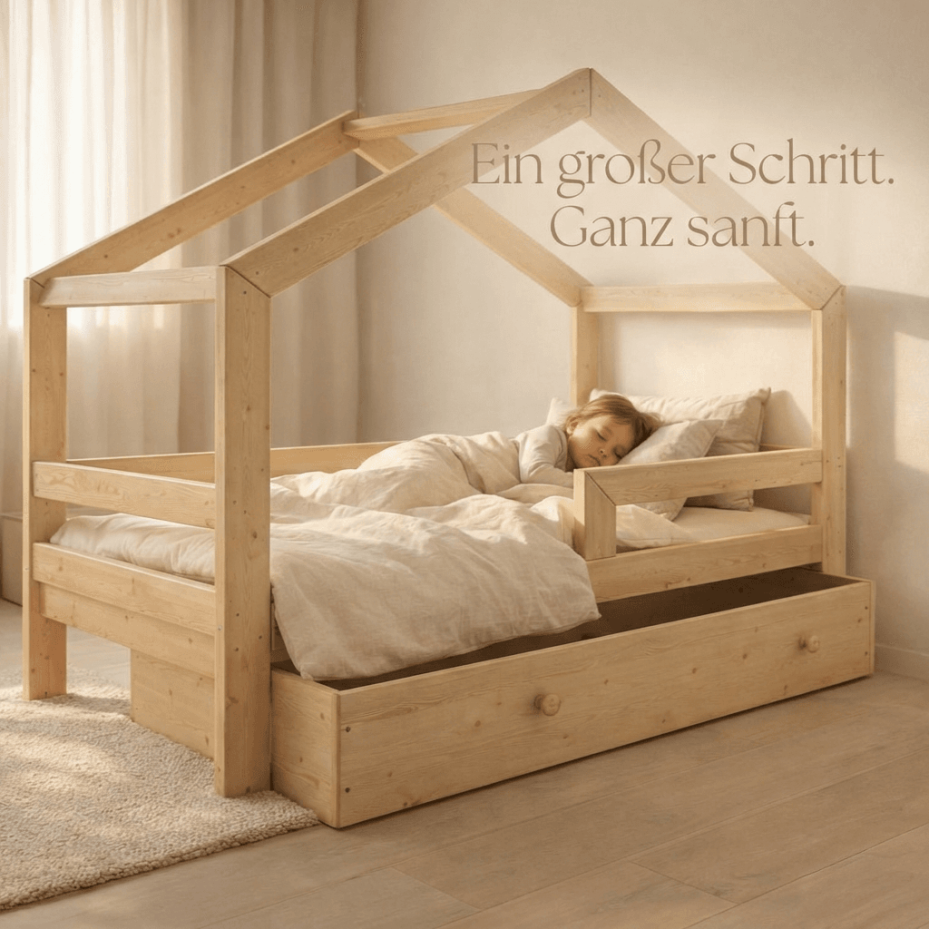 Hasubett mit Schublade