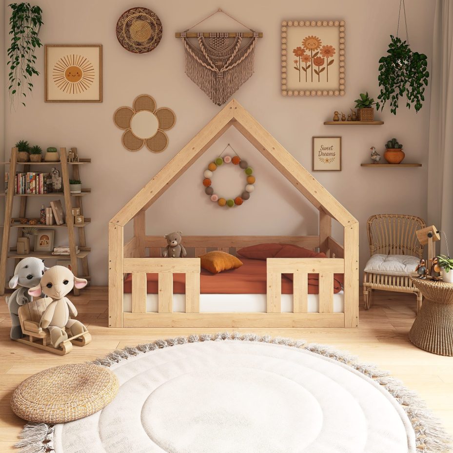 Haubett Montessori Boho Kinderzimmer